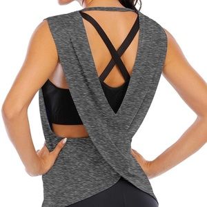 NWT-Women's Yoga Open Back Tank